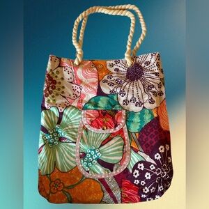 Handmade Reversible Tote by Happiness is Home Sewn in the UK